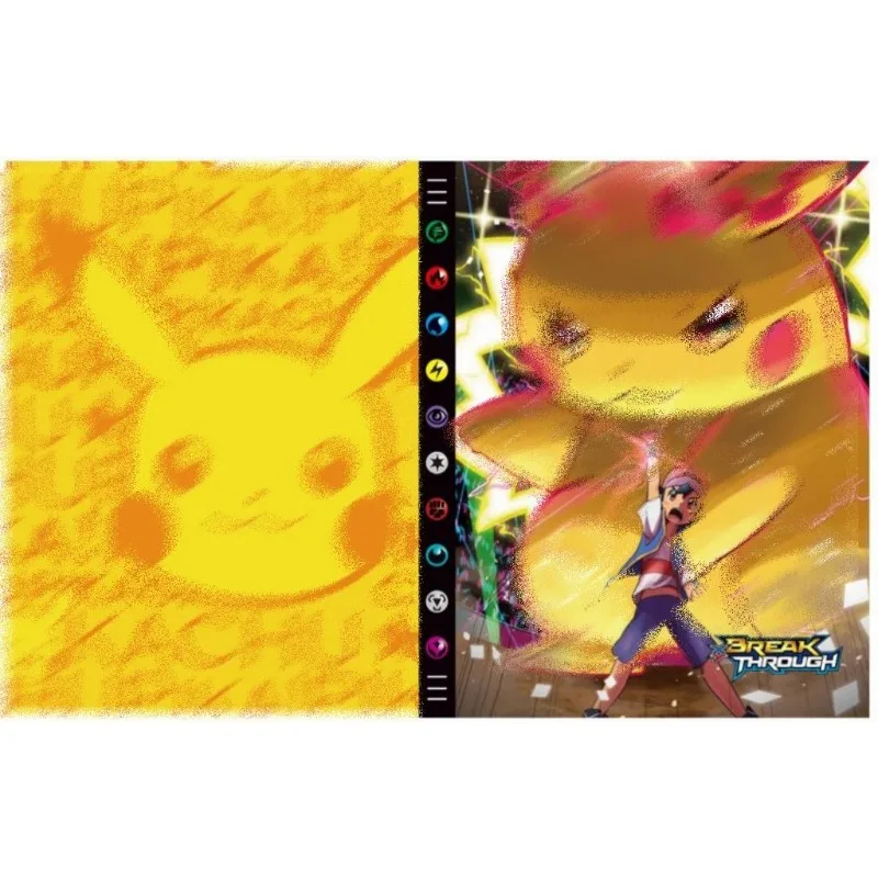 Veľká veľkosť 9Pocket 540ks album Binder Photocard Photocard Photo album Charizard Squirtle držiteľ Binder zbierky Pokemones Detské darčeky