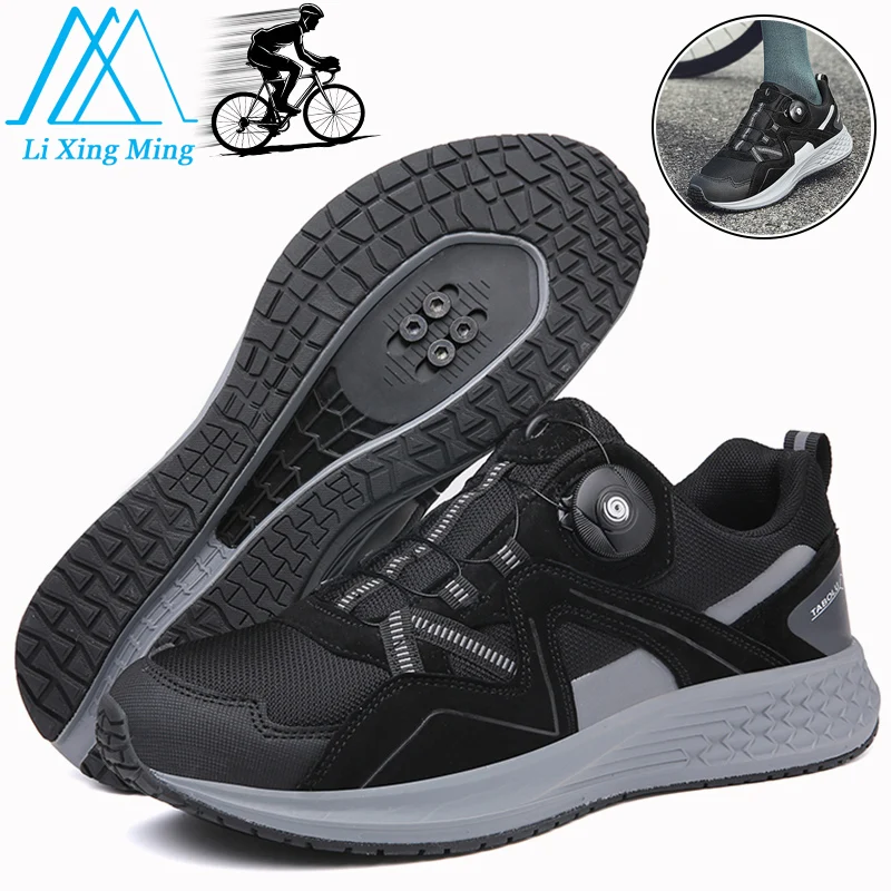 Veľká veľkosť mtb cyklistické topánky Men športové cestné topánky Speed ​​tenisky Race Racing Flat Women Cleats Bicycle Mountain obuv 37-47#