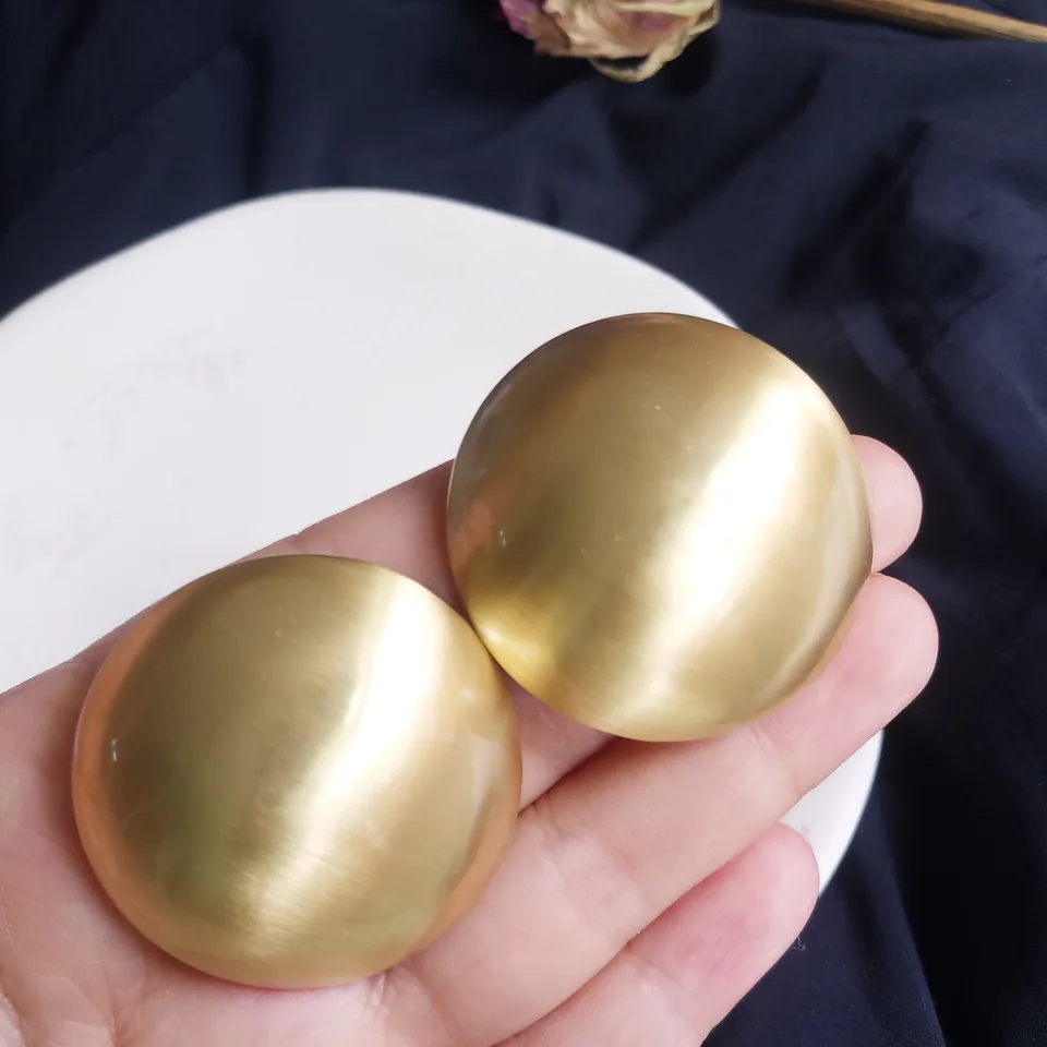 Veľké okrúhle zlaté náušnice pre dámske večierky Svadobné doplnky Drop Luxury náušnice Aretes de majer indické módne šperky