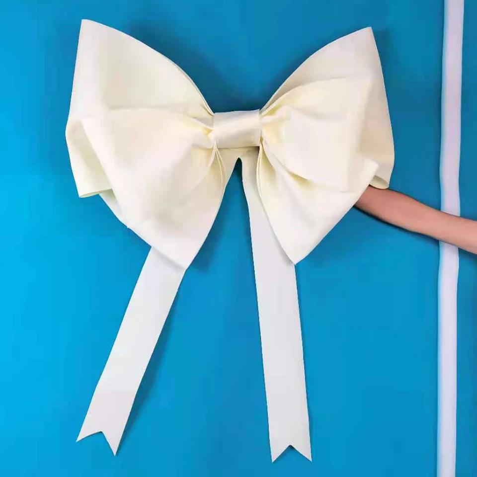 Veľké pe penové bowknot Svadobné pozadie nástenné závesné dekorácie vianočné domáce večierky Photography