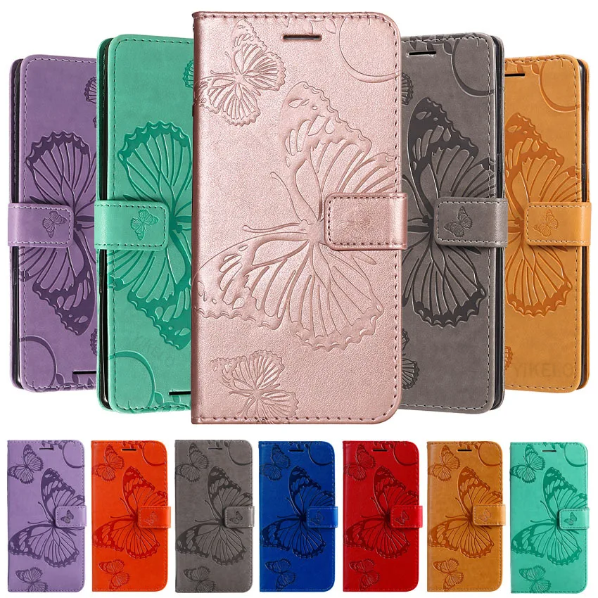 Veľké puzdro pre motýľ pre Samsung Galaxy A10 A10S AS10E A20S A20S A20E A30 A30S A40 A50 A50 SE WALLET CARTKA PLATBA PLOCHNO