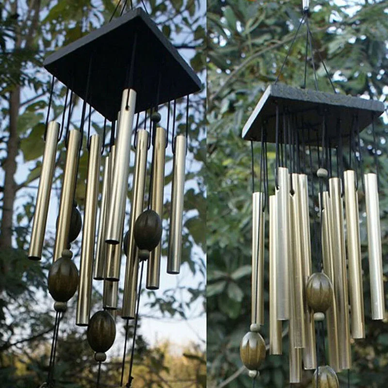 Veľké zvonkohry zvončeky medené trubice vietor zvonkohry zvonkohry zavesené ornament Ornament Domáca dekorácia vonkajší dvor záhradný dom