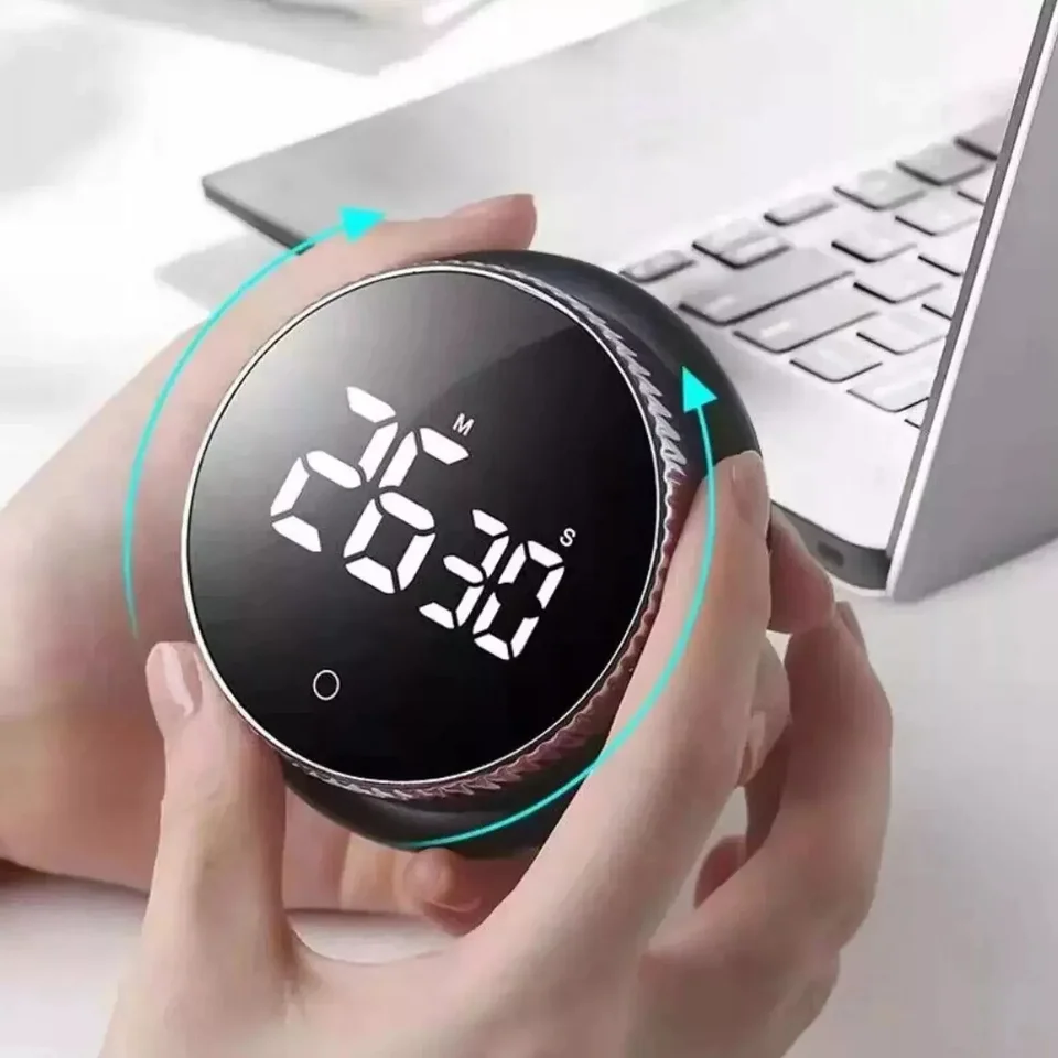 Veľký LCD digitálny kuchynský varenie Časovač odpočítavate hodiny hlasný alarm magnetický