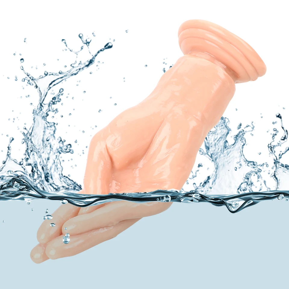 Veľký penis päsť G-Spot Silikónový sanie veľké ručné plnené masturbované sexuálne hračky Obrovské dildo análny plug zadok plug