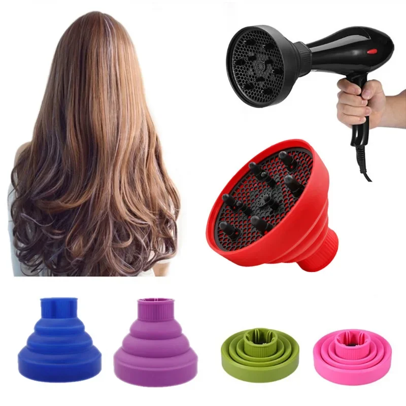 Vhodné 4-4,8 cm Univerzálne kryt Curl Difuser Cover Difúzovač Disk Hourdryrer Curly Suring Blower Hair Styling Tool Príslušenstvo