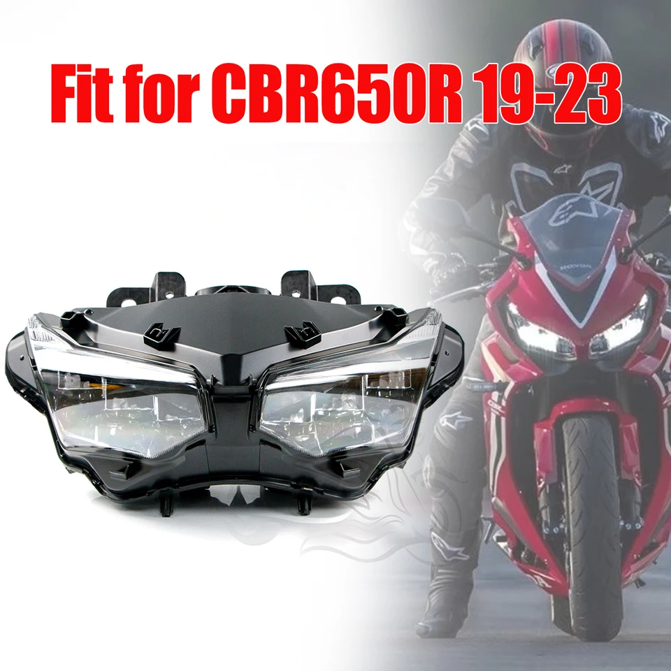 Vhodné na rok 2019 - 2023 Honda CBR650R CBR650RA Motocykel LED svetlomet Zostava svetlometov CBR650 R RA 2020 2021 2022 Svetlo hlavy