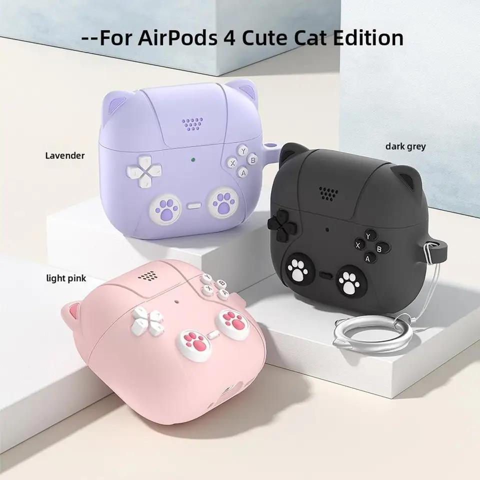 Vhodné pre AirPods ochranný puzdro Štýl Cute Apple 3 puzdro pre slúchadlá AirPodspro2 Ochranné puzdro pre slúchadlá