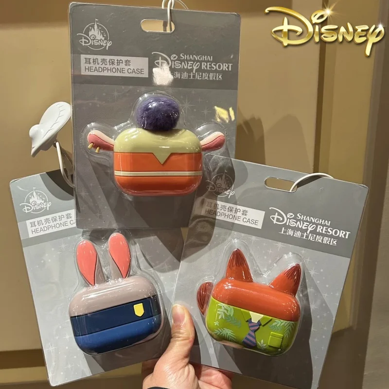 Vhodné pre AirPods Pro 2 Original Disney Zootopia Judith Nick Silica Gel Anime Cartoon Ochrana slúchadla