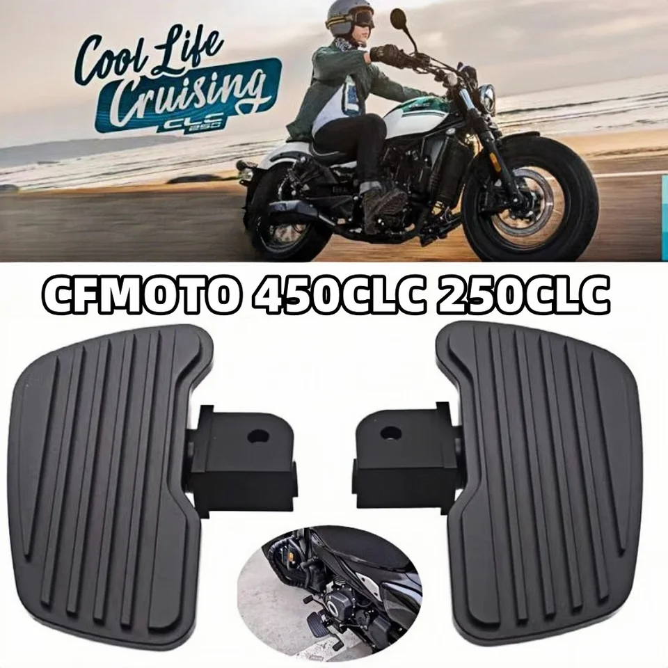 Vhodné pre CFMoto 450CLC 250CLC modifikované zväčšené a rozšírené pedály Hliníkové zliatiny zliatiny Pedály plavby
