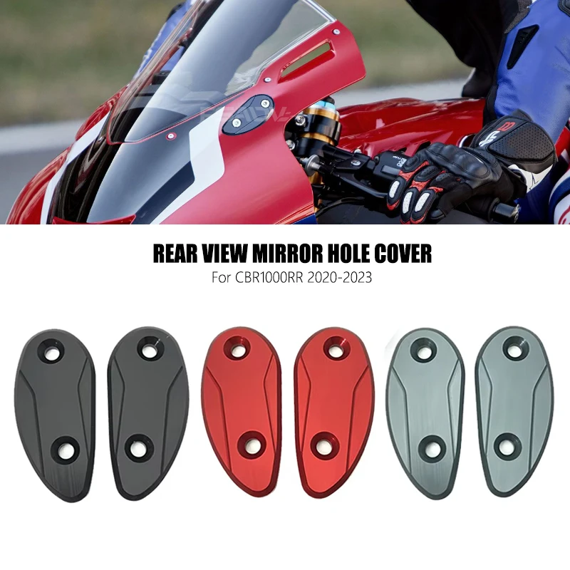 Vhodné pre Honda CBR1000RR CBR1000 RR 2020-2023 Motocykelový blok OFF Zadný pohľad Zrkadlové diery Kryt zrkadla podvozka