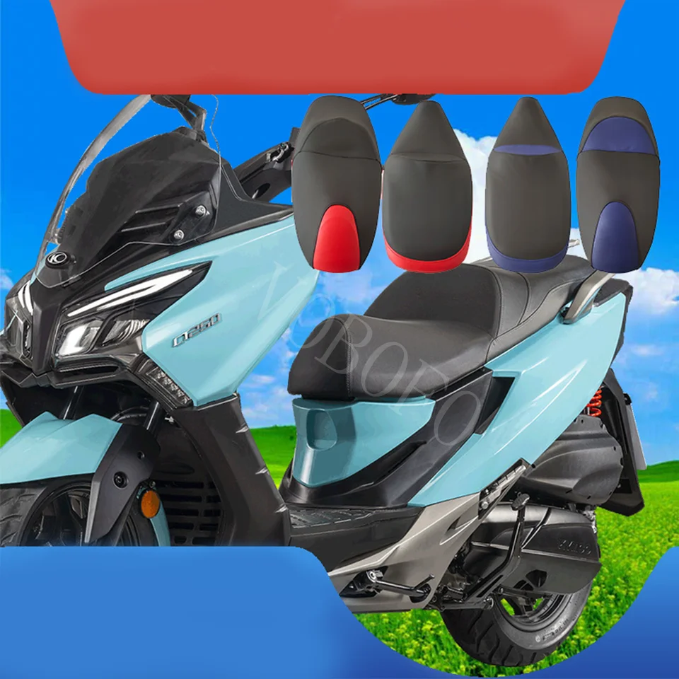 Vhodné pre kymco CT250 CK250T-1 Vodotesný reflexný zahusťovaný kožený vankúšový kryt sedadla