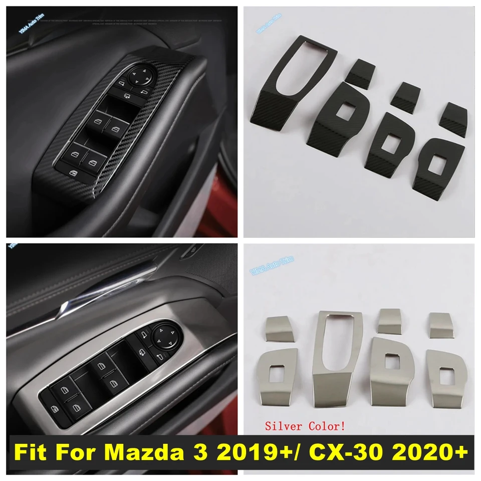 Vhodné pre Mazda 3 2019 - 2023 / CX -302020 - 2024 LHD Spínač okna Panel Panel TREST STRECTIONS Príslušenstvo