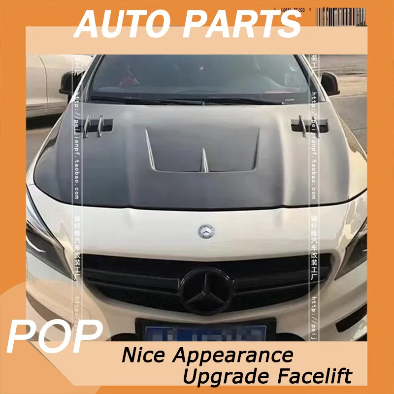 Vhodné pre Mercedes Benz CLA Class W117 CLA45 200 260 Modifikovaný perforovaný kryt kapucne
