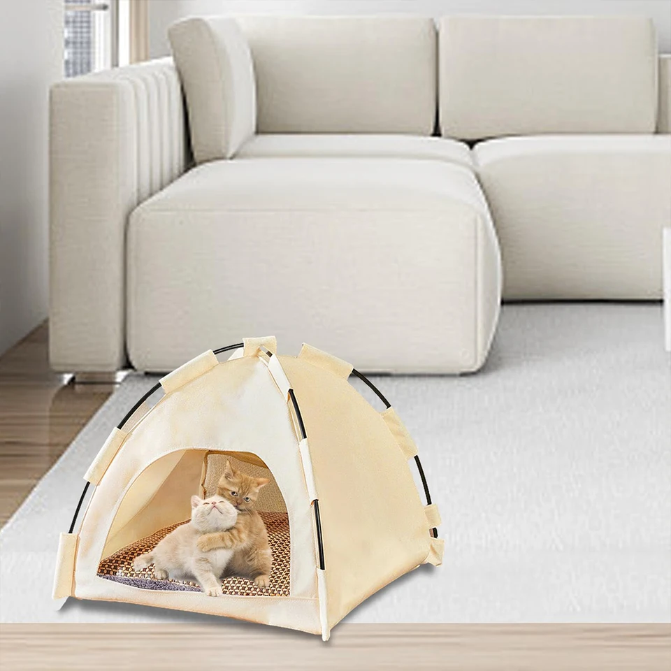 Vhodné pre rodinné domáceho maznáčika odpadky Cant Bed Family Pet Dog House Pet Posteľ a mačka posteľ toaleta rodina Pet Dog Cat Bed Bed 42x42x38 cm