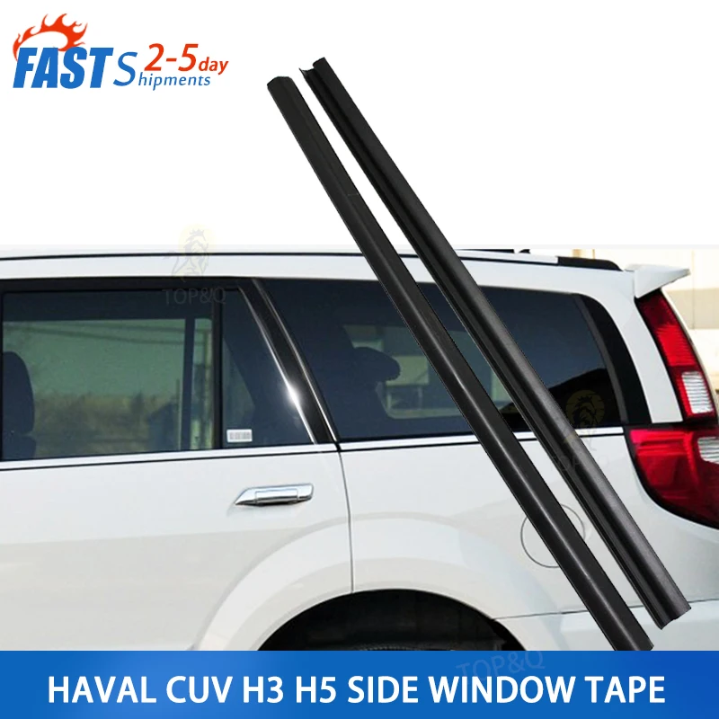 Vhodné pre skvelú stenu Haval Cuv H3 H5 Zadné bočné okno Gumový prúžok sklenený gumový pás dekoratívny pás