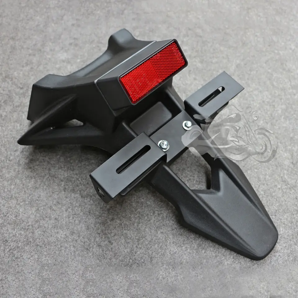 Vhodné pre Suzuki GSXR1000 2007 2008 Zadná pneumatika Fender Motocykel Licencia Licencia Čísla tanier Light Frame Držiak držiaka GSXR 1000 K7 K8