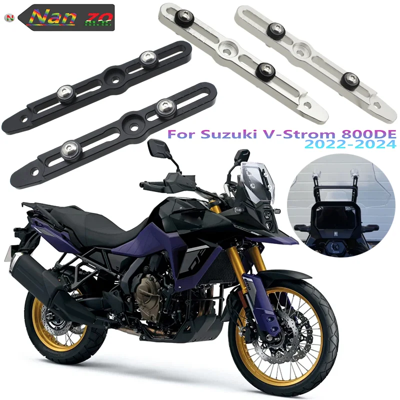 Vhodné pre Suzuki V-Strom 800DE DL800 DL 800 DE 2022-Motorcycle Adusters Adosters Motorcycle CNC CNC Držiak čelného skla V-STROM800