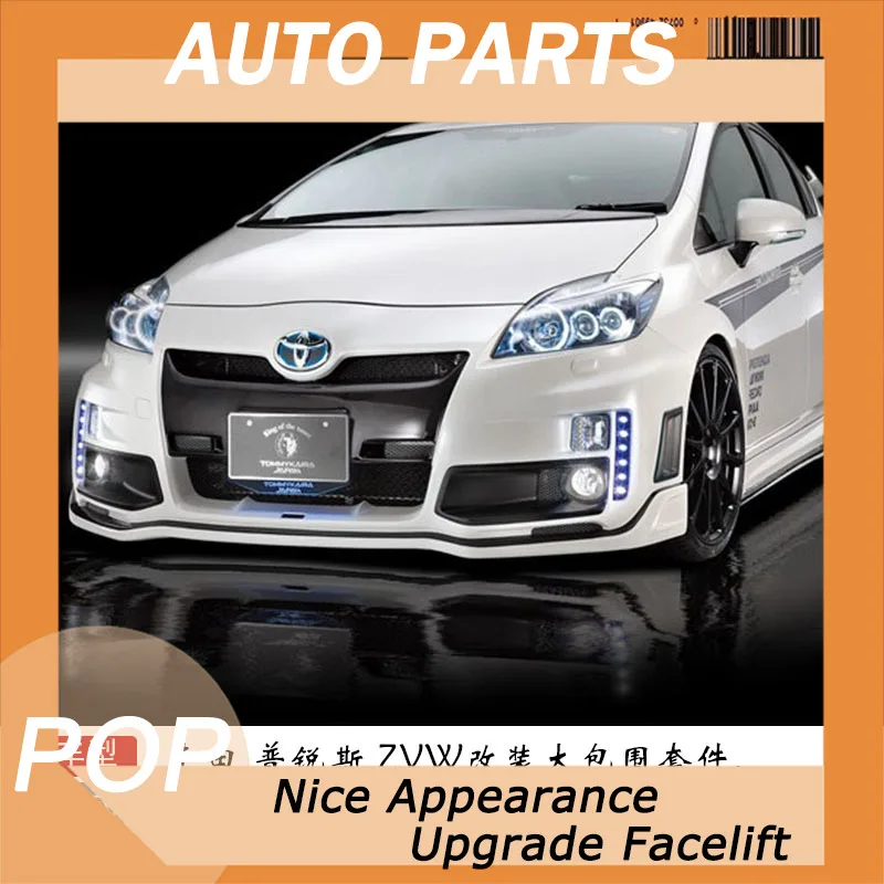 Vhodné pre Toyota Prius Pruis ZVW30 upravené Rowen Large Bumper Tail Wing, predné horné krídlo
