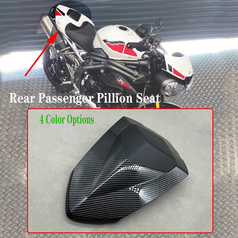 Vhodné pre Triumph Speed ​​Triple Rs 1050 RS1050 2018 2019 2020 2021 Motocyklové príslušenstvo zadné sedadlo Cover Solo Sedadlo