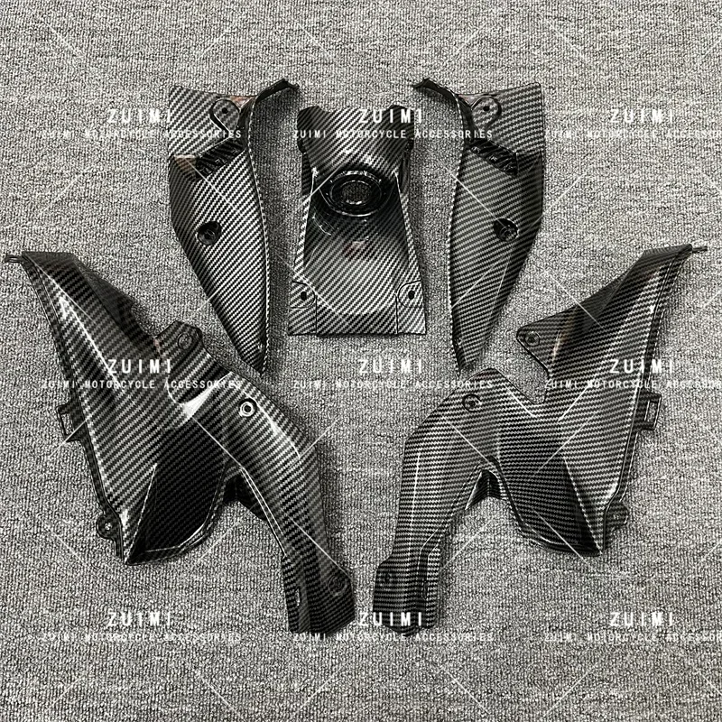 Vhodné pre uhlíkové vlákno Kawasaki Z900 2020-2023 Spínač motocyklového kľúča Kryt Kryt Kryt Kryt Linkova doska Vnútorná podšívková doska kapotáž