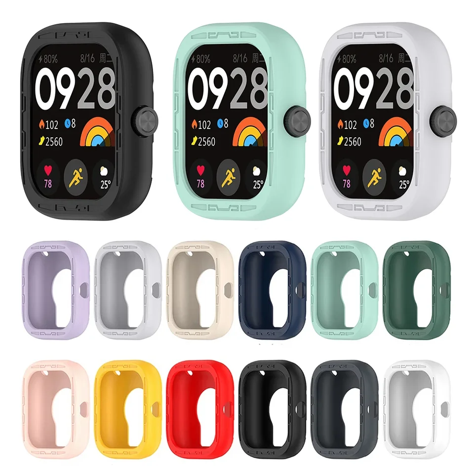 Vhodné pre Xiaomi Redmi Watch 4 Puzdro Soft and Trvance Silikone Hollow Watch Protector Chránič ochranného puzdra Watch4
