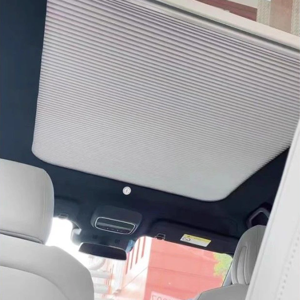 Vhodné pre XPeng G6 Elektrické strešné okno Sunshade Intelligent zatiahnuteľná strešná strešná strecha Sunshade Sunshade Skladacia opona manuála