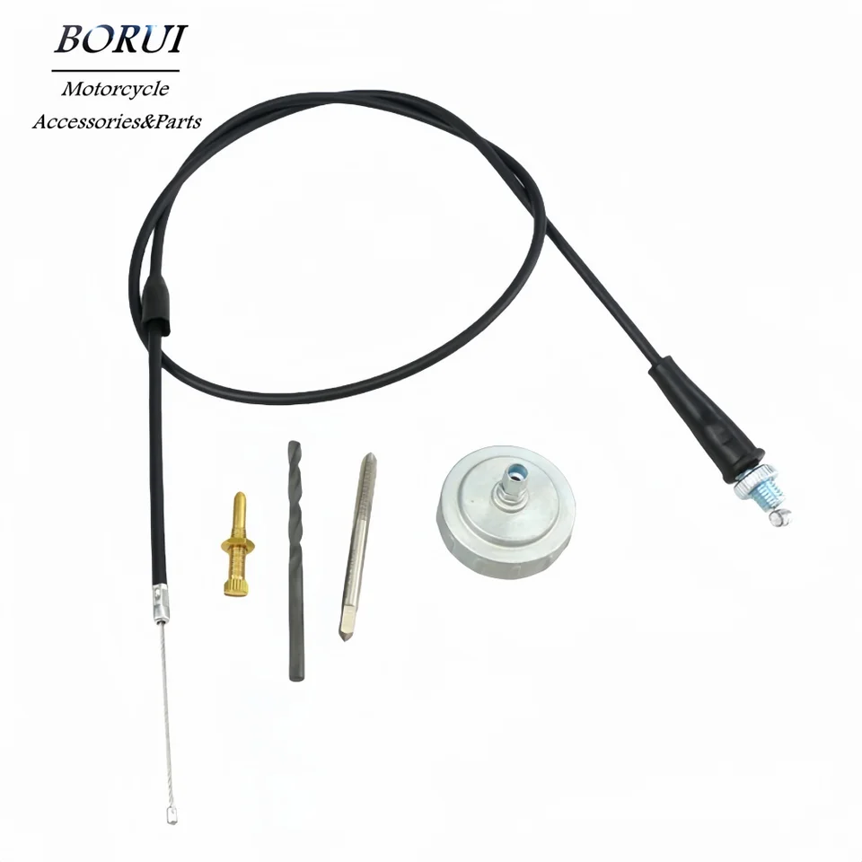Vhodné pre Yamaha Blaster 200 YFS200 1988-2006 Demontáž Eliminator Kit škrtiaci kábel + čiapka + nečinná skrutka