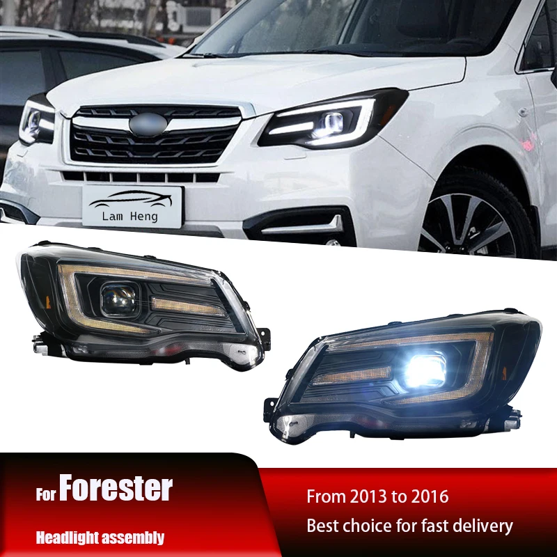 Vhodný pre 13-16 Subaru Forester Forester Montáž modifikovaného Deň LED Deň LED DUUL