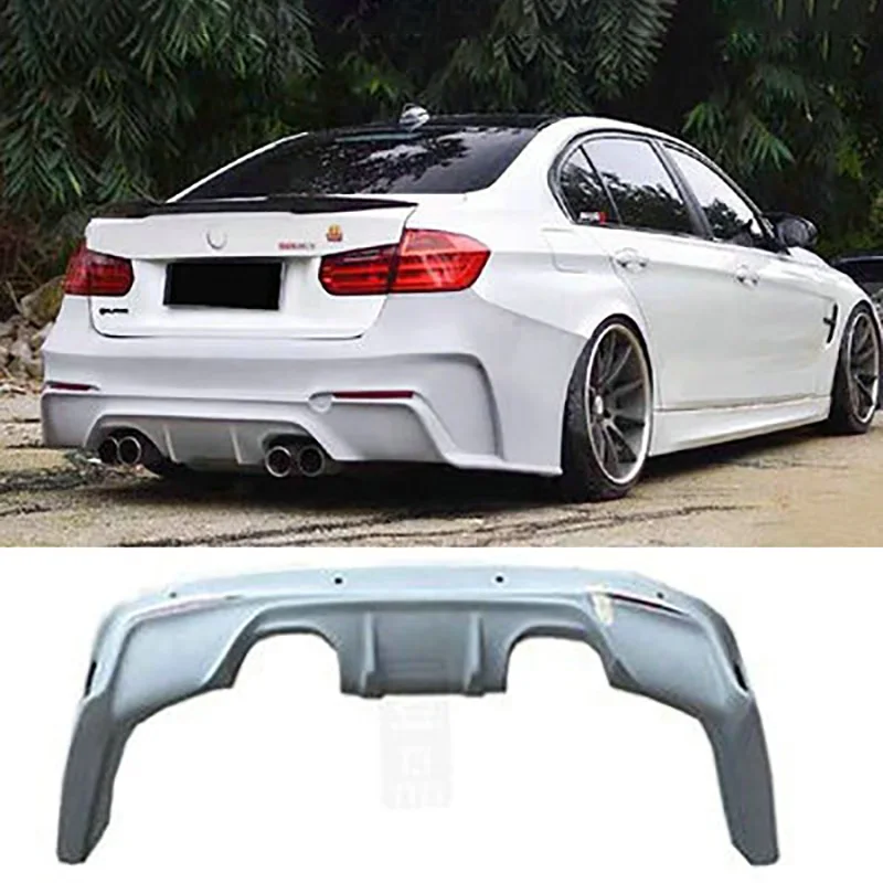 Vhodný pre BMW 3 Series F30 F35 upravený 3D zadný nárazník