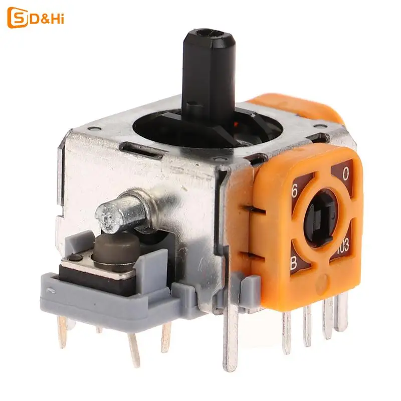 Vhodný pre Hall Effect 3D Joystick Modul Controller pre Xbox360 PS2 PS3 Analógový senzor Potentiometer DIY príslušenstvo