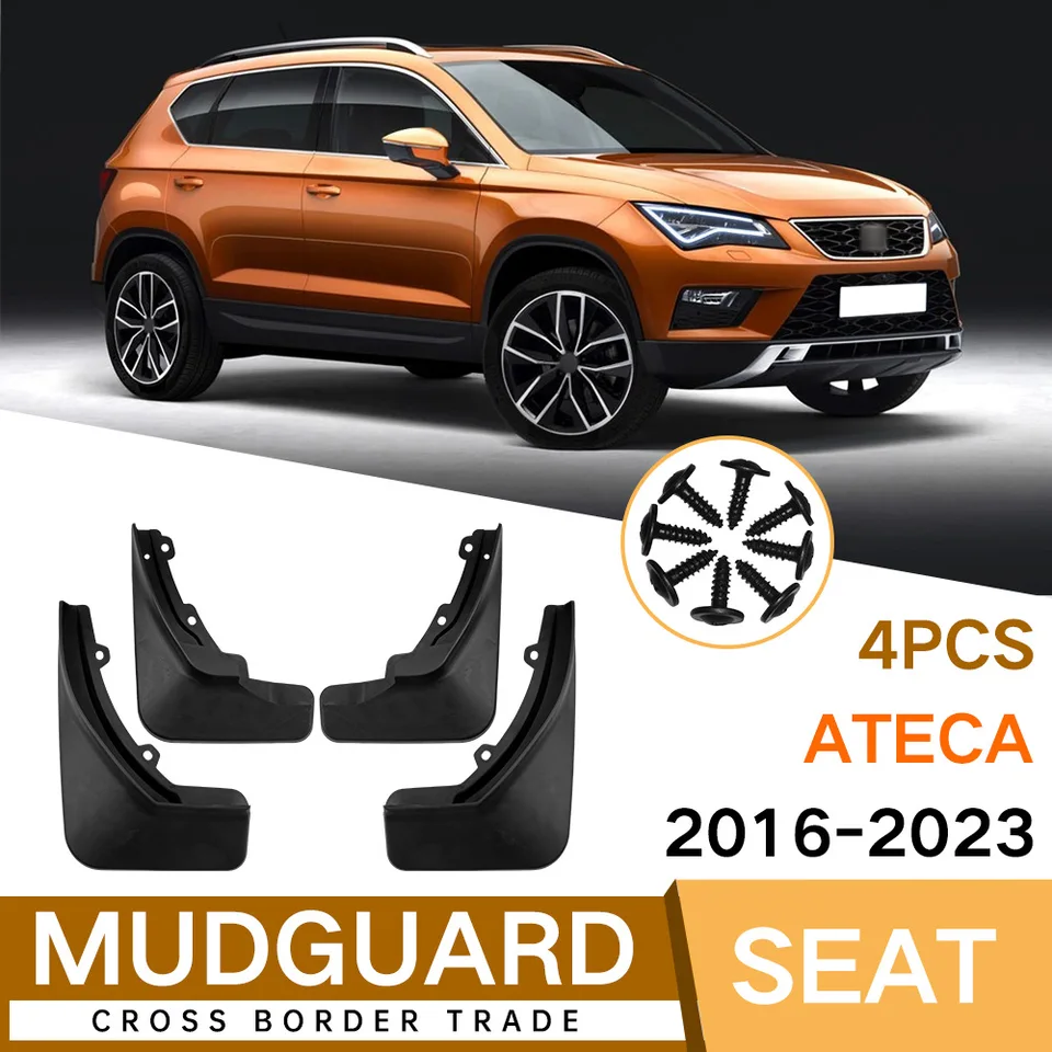 Vhodný pre sedadlá Ateca 2016-2023 Automobilová pneumatika Mudguard Zahraničný obchod cezhraničný mäkký gumový bahenný pokožka