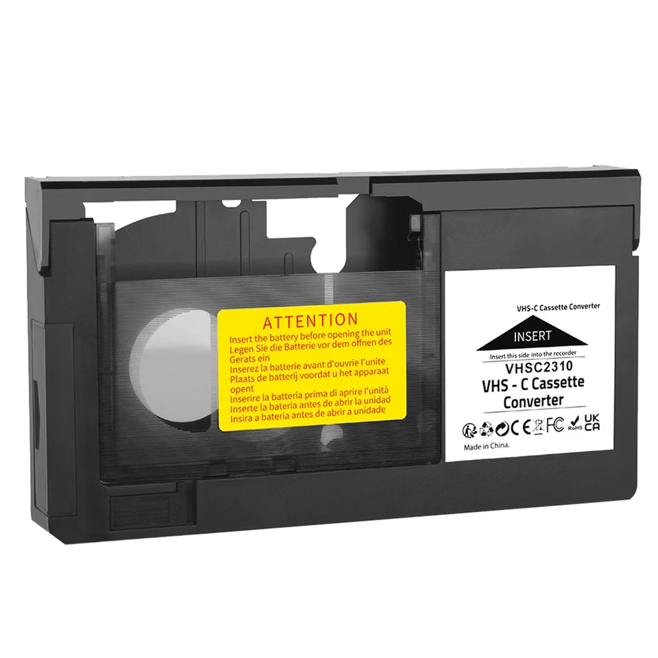 VHS-C Cassette Converter pre JVC pre RCA pre Panasonic VHS na VHSC SVHS-C Cassette Adapter nie pre 8 mm/minidv/hi8
