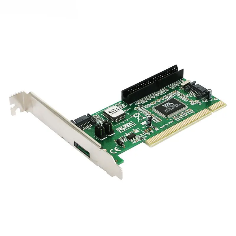 Via6421 PCI na SATA Pata THO DISK CONVERTER PCI na IDE Rozšírenie karty pre stolný počítač PC RAID DUALNEME Serial ATA Disk Array Card Card