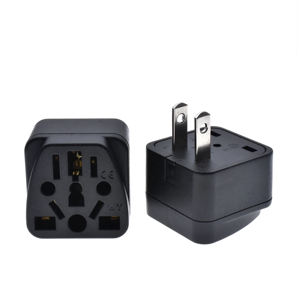 Viac-typ konverzná zásuvka na US 2 Ploché paralelné kolíky Power Converter 10A, Japonsko Filipíny Thajsko Travel Adapter Domov