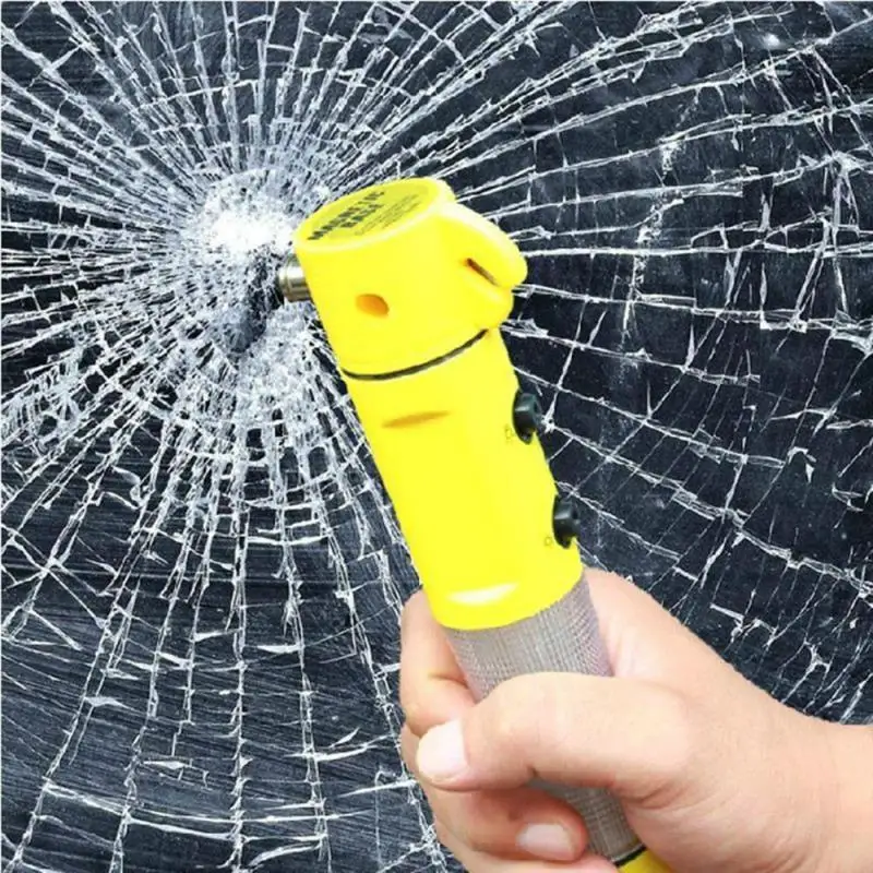 Viaceré funkčné bezpečnostné kladivo Núdzové kladivo s automobilom Breaker Breaker Cutter Cutter Fastlight Rescue Tool