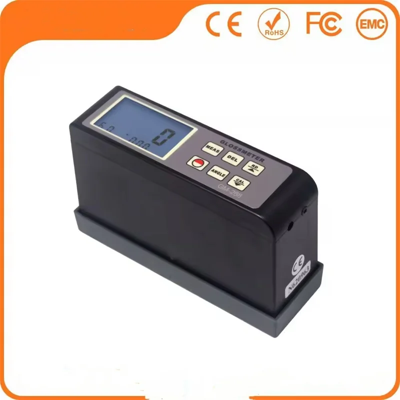 Viacnásobný náter na lakovací gloss meter GM-200 (20 60 85 stupňov), hodnota lesku na lesk 20, 60,85 stupňa súčasne.