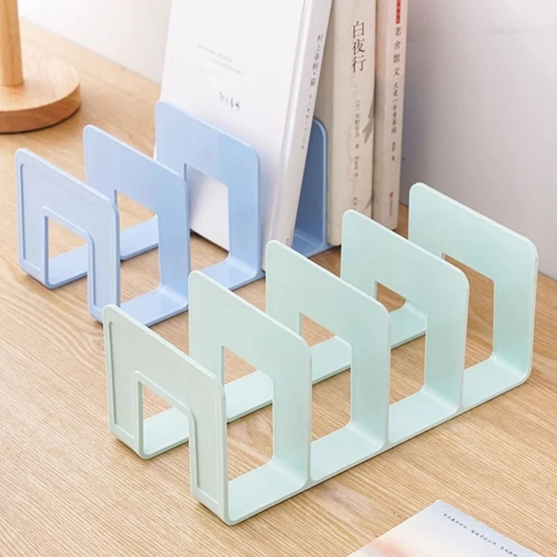 Viacúčelová skladacia skladovacia kníh Ukladací stôl Organizátor pre knihy časopis School Office Storage Storage Artefakt