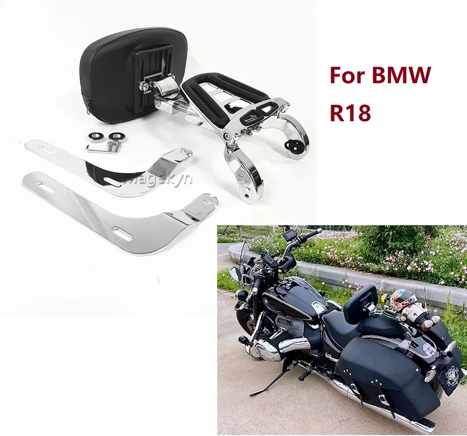 Viacúčelové adjuabilné flodujúce jazdec jazdec Cestovec operadla Sissy Bar pre BMW R18 1800cc R 18 Classic
