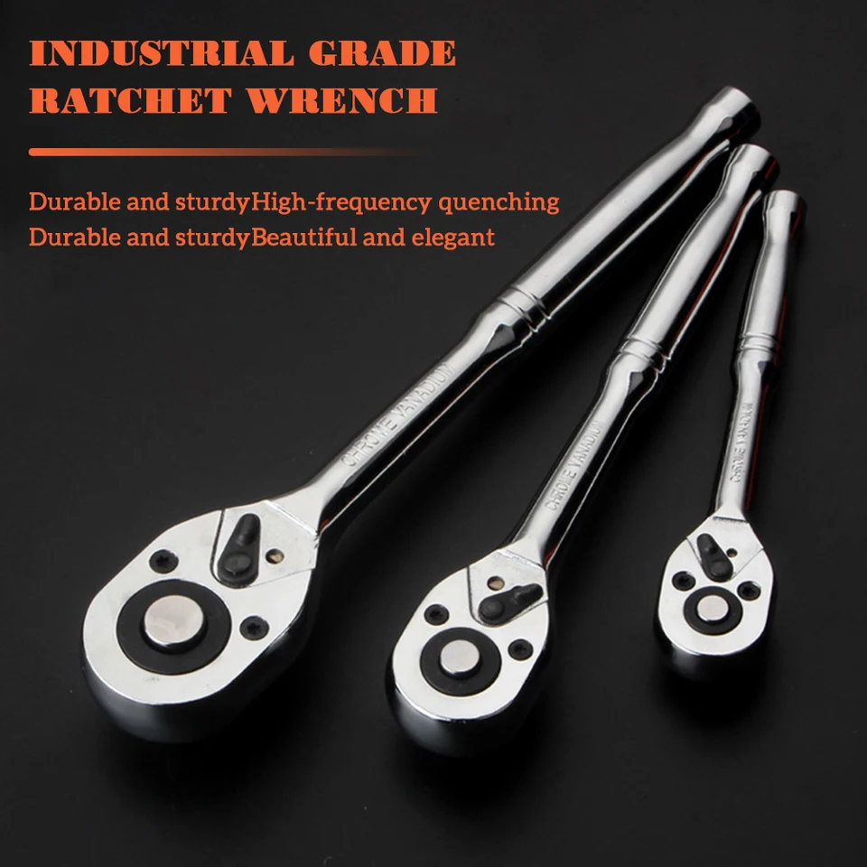 Viacúčelové rýchle uvoľnenie Ratchet kľúč prenosný nástroj na opravu nástroja Hardware Tool Hardware