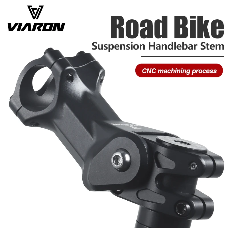Vianon Suspension STEM pre bicykle pre bicykle, ktorý absorbuje riadidlá na bicykli, stonka pre cestné štrkové tlmič