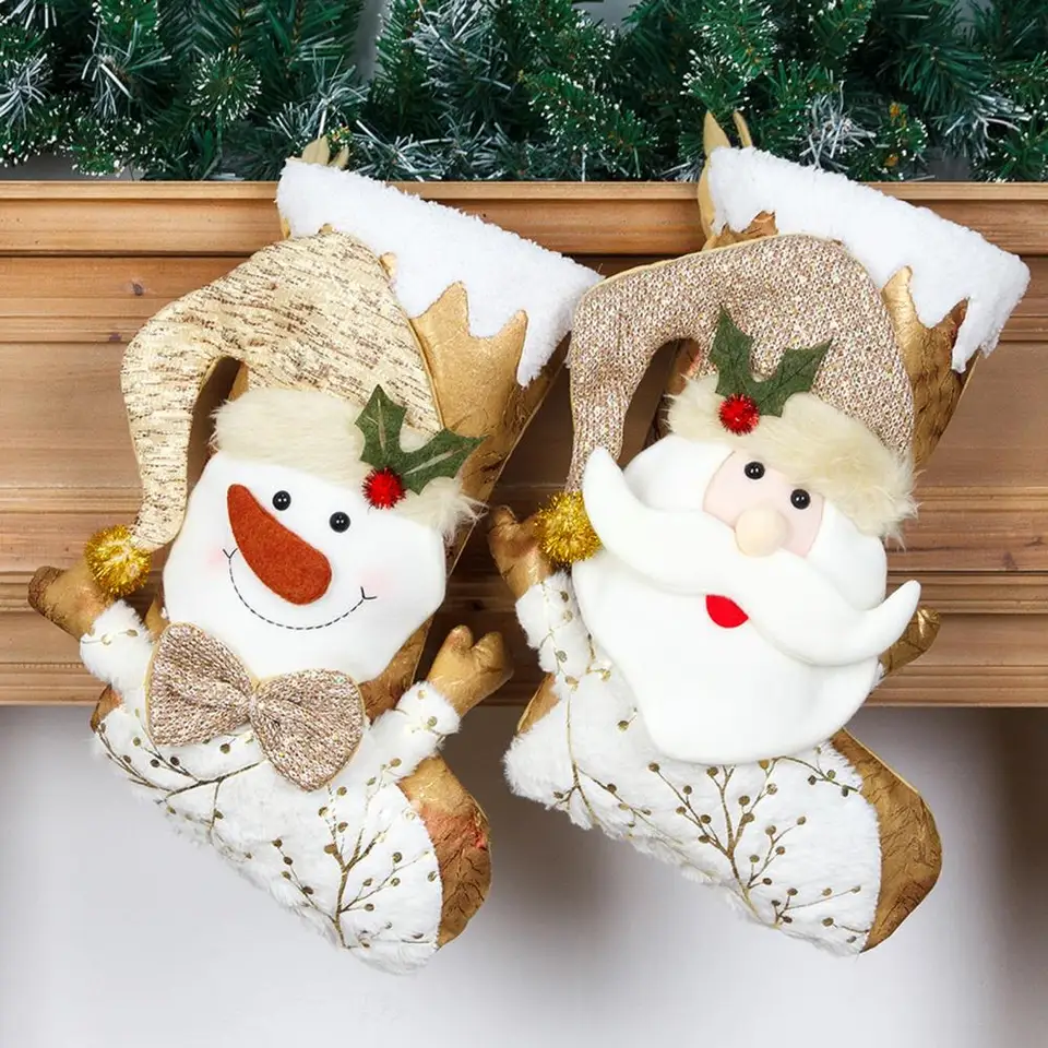 Vianočné cukrovinky ， s lanom Krásne cukrovinky Skladové vianočné pančuchy ， Darček Ornament vianočných stromov ， Navidad