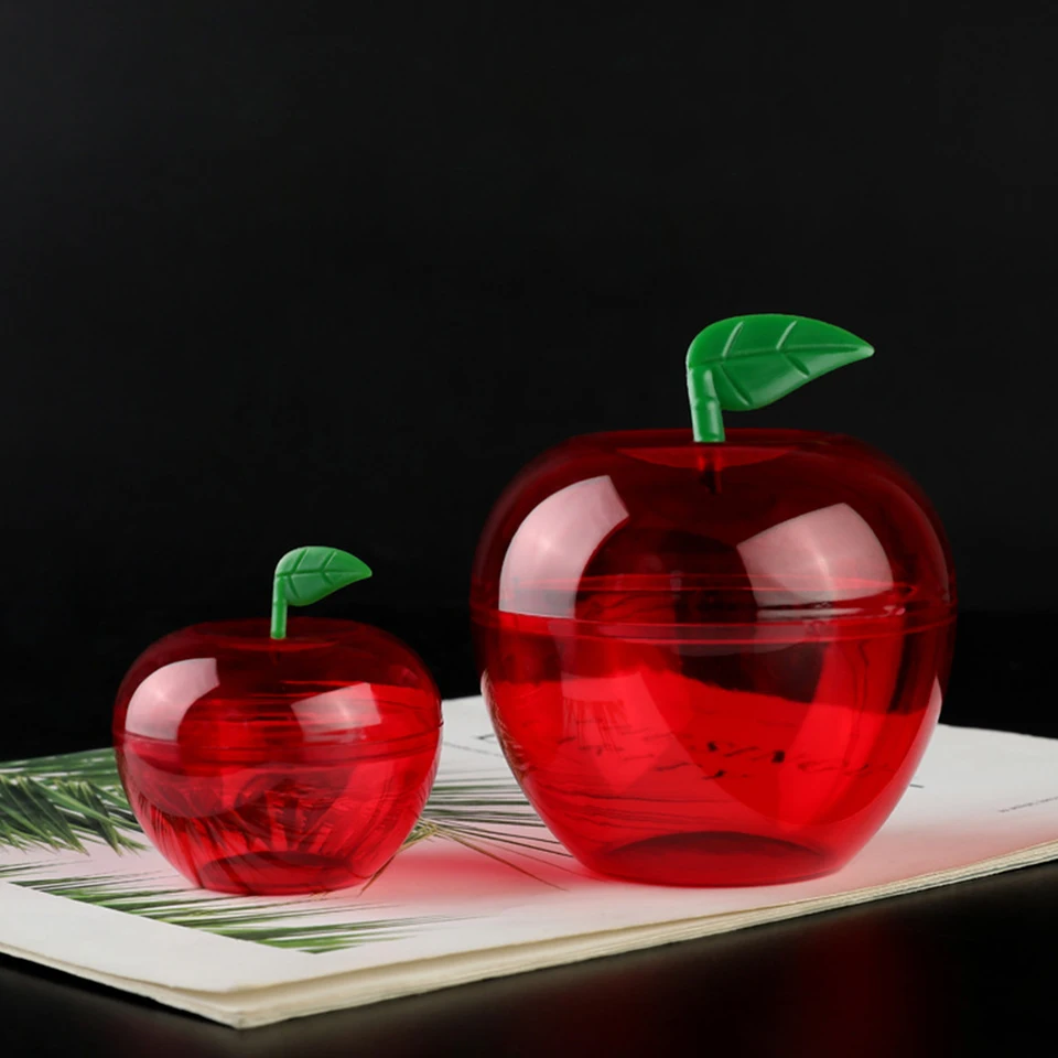 Vianočné krabičky Candy Party Apples ošetríte darček plné jablkových sviatkov Plastové dekorácie Ozdoby Ozdoby