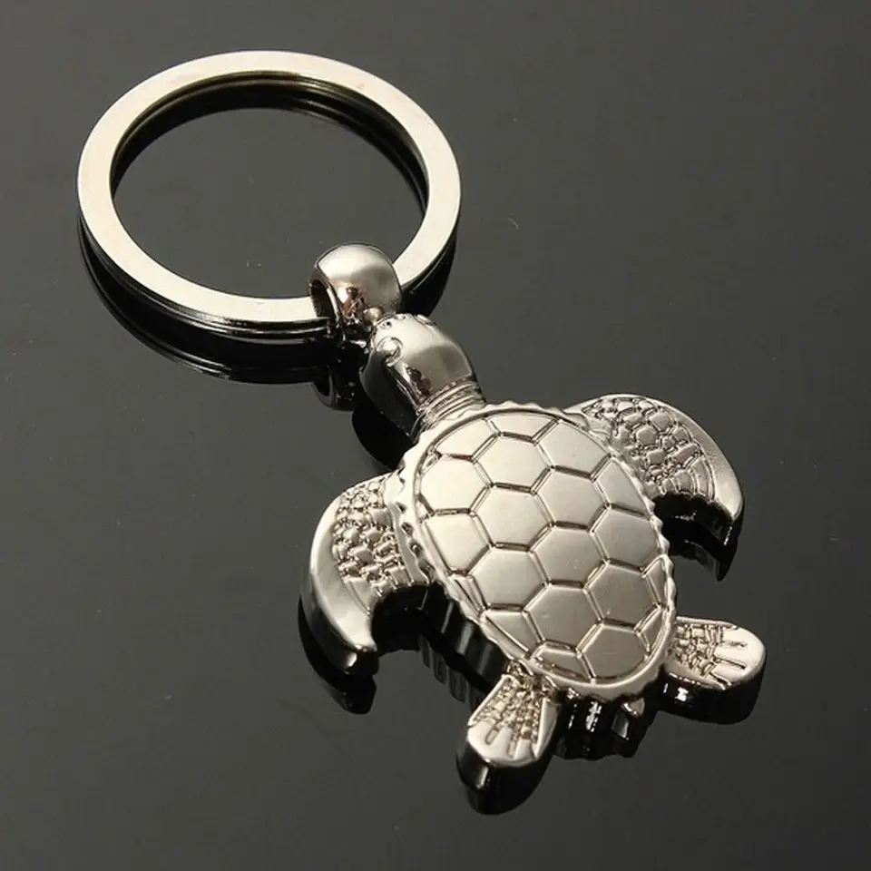 Vianočné kúzlo 3D prívesok keyfob kľúčové kľúče kľúče morská korytnačka