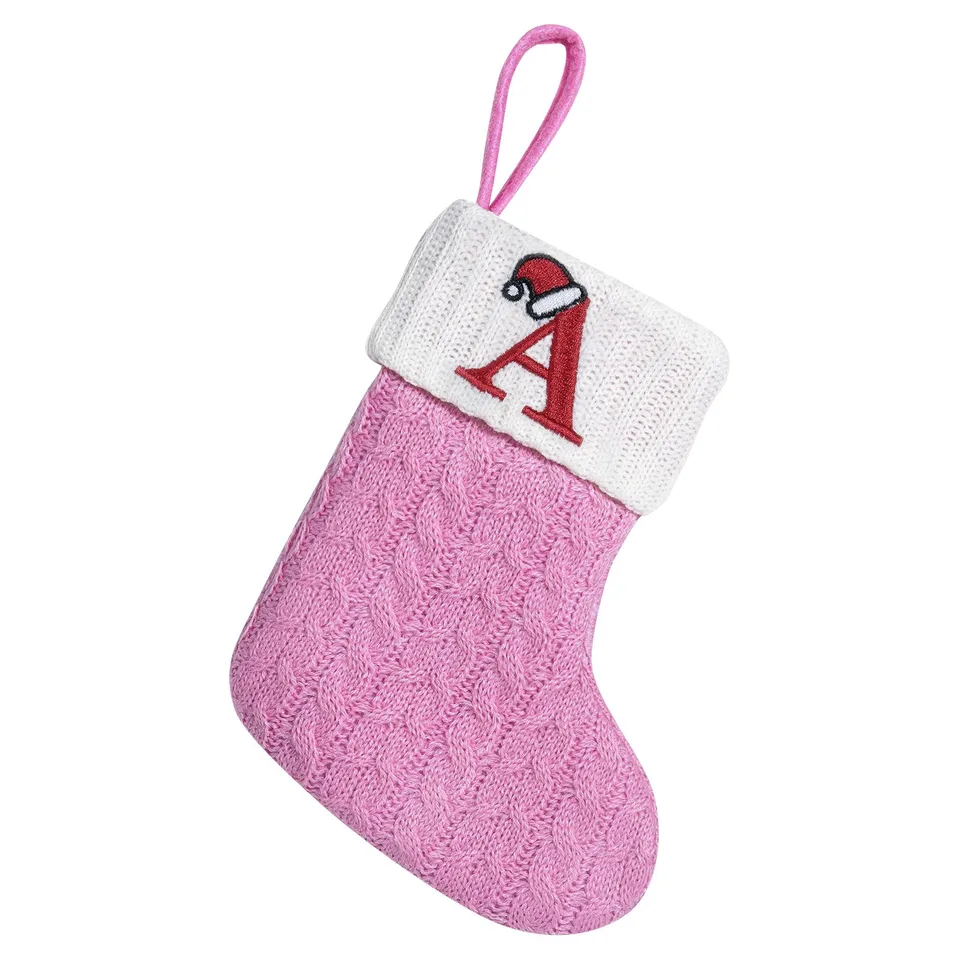 Vianočné ponožky Candy topánky s malými zvončekmi sviatky Darčekové tašky vianočné stromy Santa Claus topánky pre krb