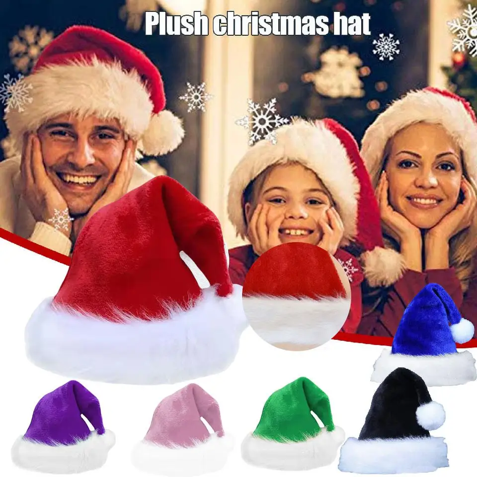 Vianočné Santa Hat pre dospelých a deti Viano