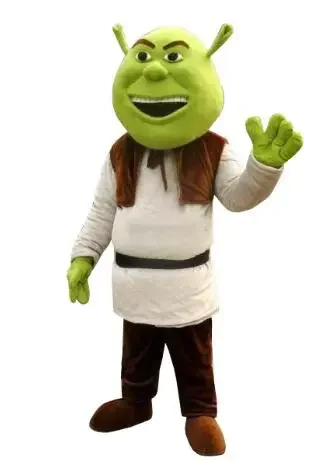 Vianočné schody pre dospelých Halloween Postava roztomilý shrek vianočné šaty celé telo rekvizity Mascot kostým