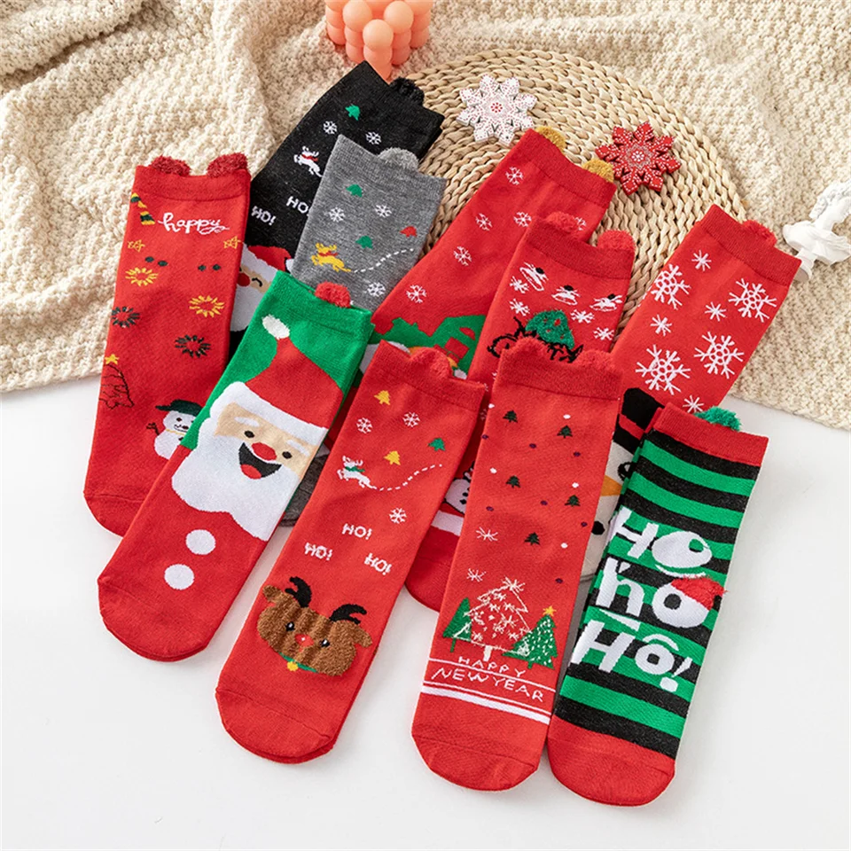 Vianočné vaty karikatúry ponožky Veselé vianočné dekorácie Domov Vianoce ponožky ozdoby Darčeky Navidad Party Supplies Šťastný nový rok