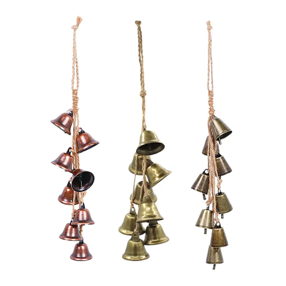 Vianočné zavesené zvončeky Jingle Bell Fengshui Bell Krb domáce remeselné zvony Dekoratívne prívesky pre záhradné reštaurácie dvere