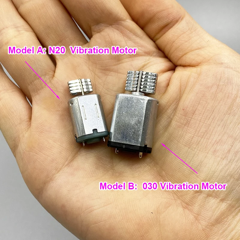 Vibračný motor Mini N20/ 030 Vibračný motor DC 3V 3,7V 5V Vibrátor Vibrátora Motor s excentrickým masážom hračky pre domácich majstrov kolies