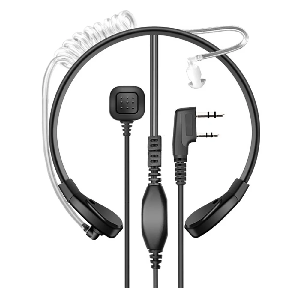 Vibrácie krku v náhlavnej súprave interkomu pre Vibrácie krku pre baofeng bf-uv5r 888s 82